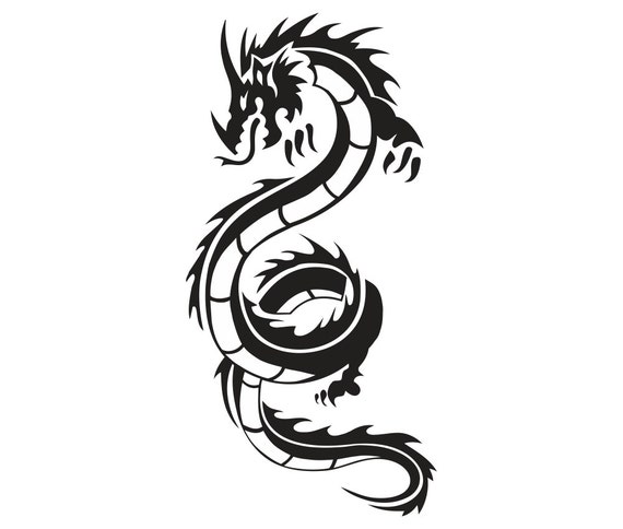 Chinese Dragon... vinyl wall decal sticker home decor theater
