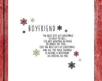 christmas card boyfriend – Etsy