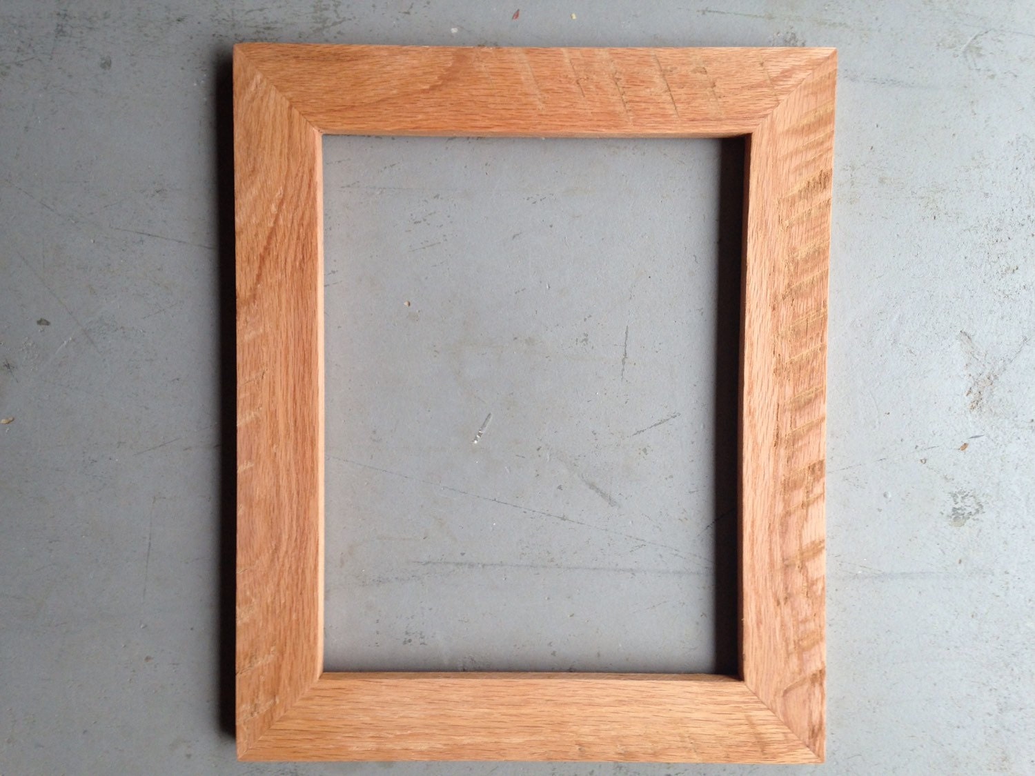 11x14 rough cut Red Oak Wood Picture Frame