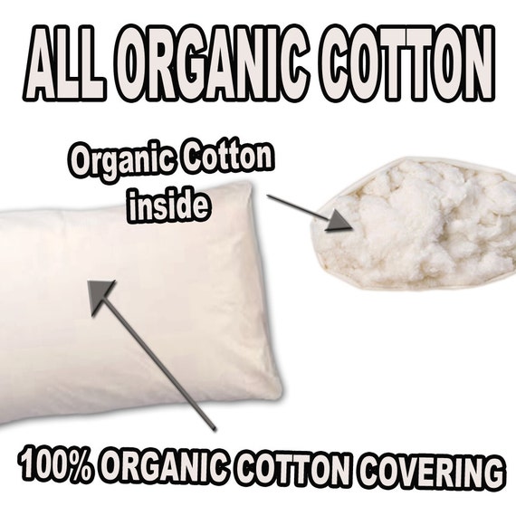 Items similar to Organic Cotton Toddler / Children Pillow Insert made
