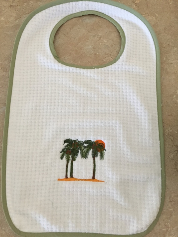Fun Large Adult Bibs Terry Cloth & Embroidered for the Elderly