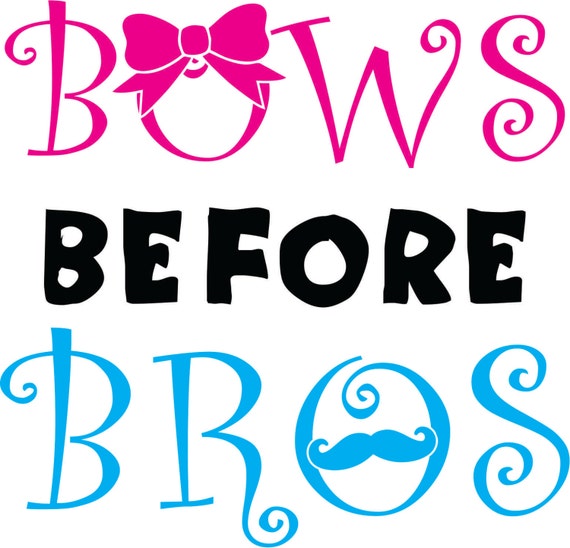 Download Items similar to Bows before Bros bow mustache SVG DXF ...