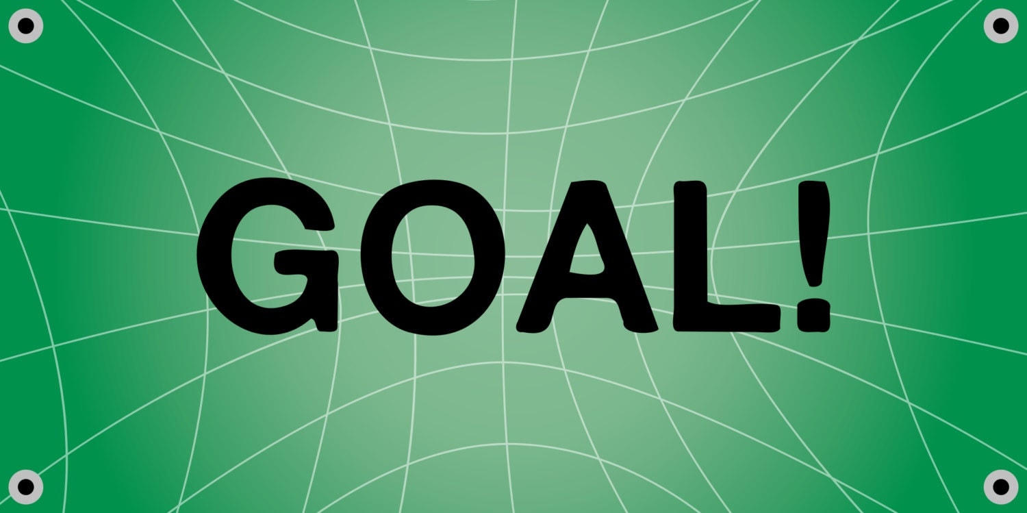 Green Goal Banner