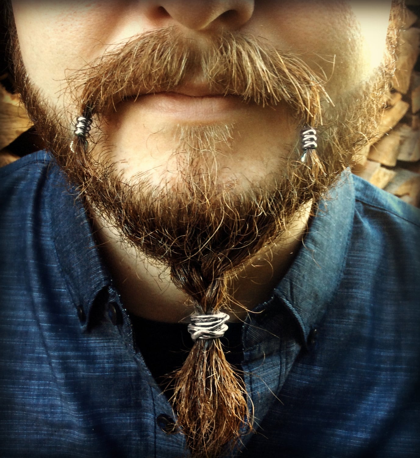 Beard Beading KIT 'The Skald' TIBETAN ALLOY beard rings viking beard