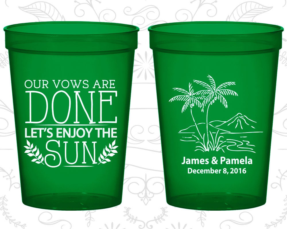 Personalized Stadium Cups Personalized Cups Wedding Cups