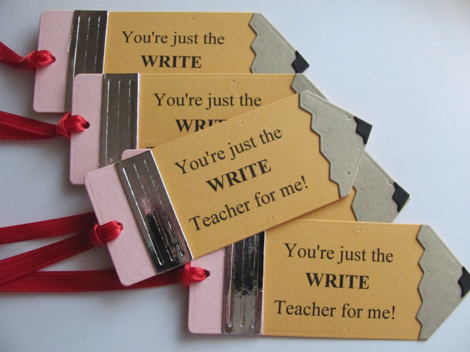 Teacher Gift Tags Teacher Favor Tags Pencil Gift Tags