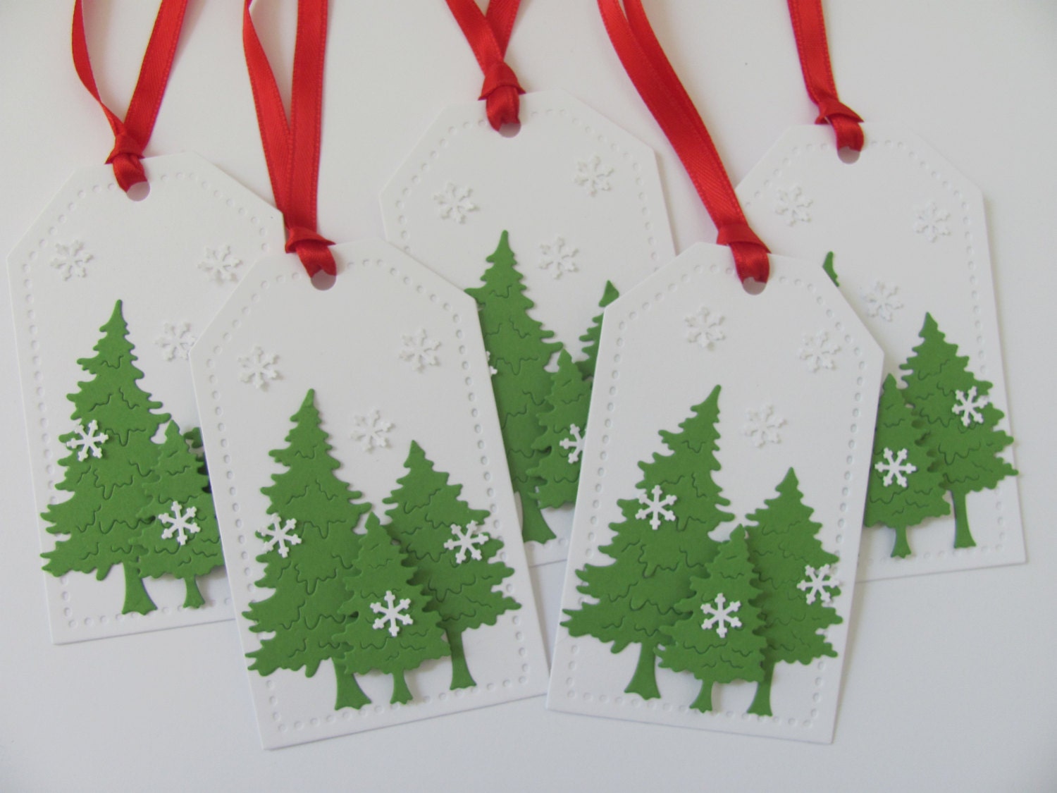 Christmas Tree Gift Tags Christmas Tags Christmas Favor