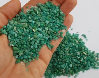 Small Natural Amazonite Chip Stones, Tiny Stones, Small Amazonite Rocks, Tiny Rocks, Tiny Stones, Natural Stones, Natural Amazonite