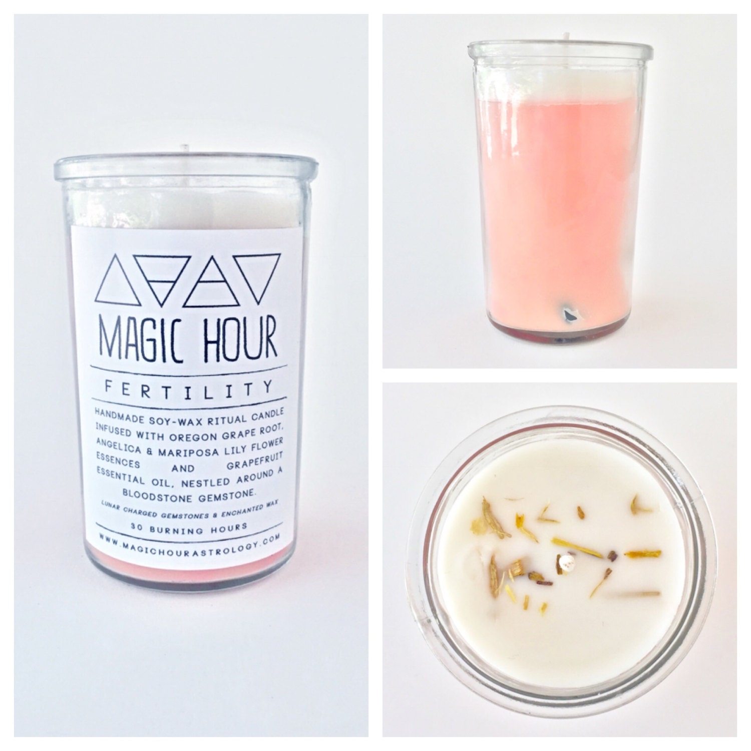 Fertility Handmade Ritual Candle Small