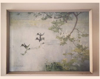 Reduced *The Magic of Spring print by Vernon Ward circa 1950's