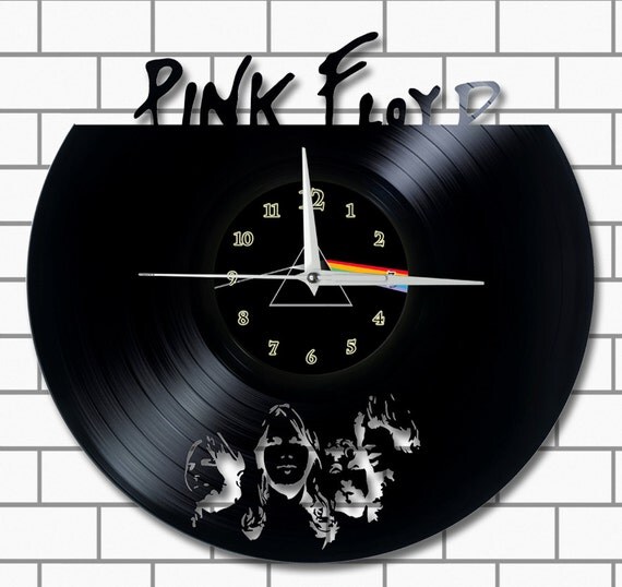 Pink Floyd home decor wall vinyl clock unique gift by Dopen