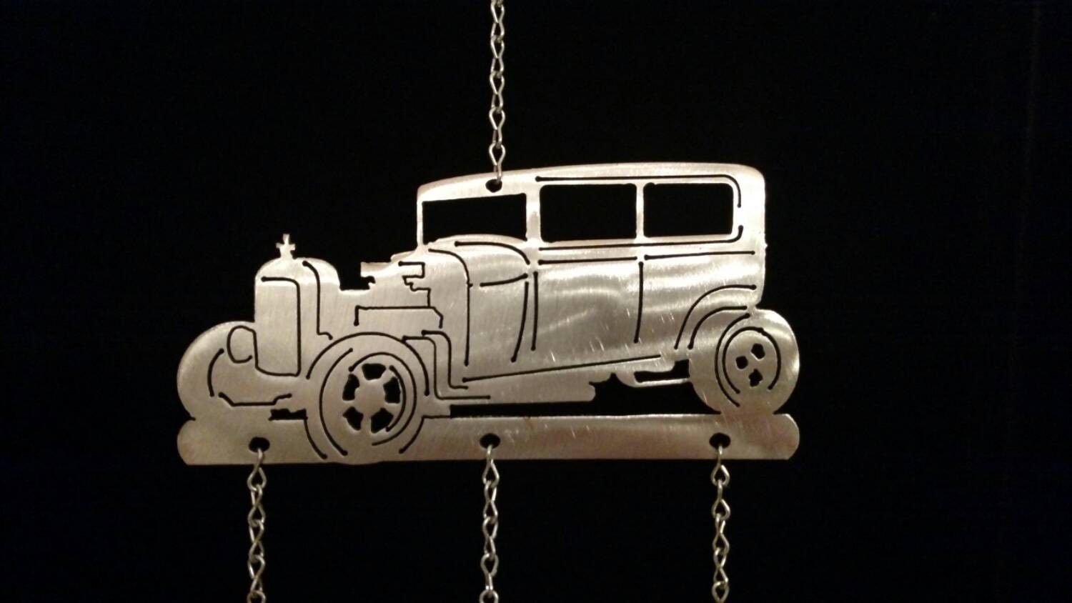 Route 66 Classic Car Wind Chime