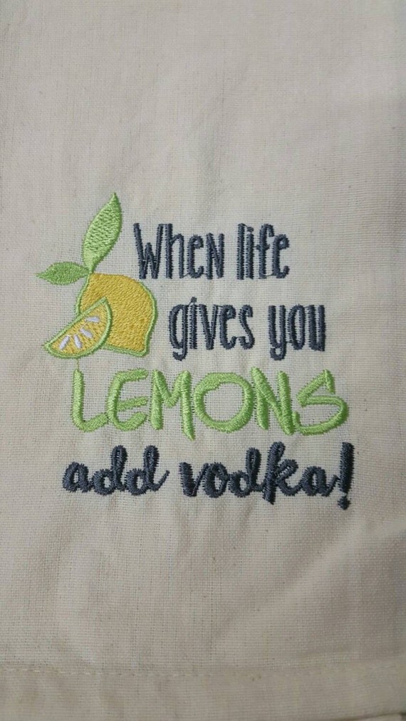 When Life Gives You Lemons Make Vodka by CocktailPartyLLC on Etsy