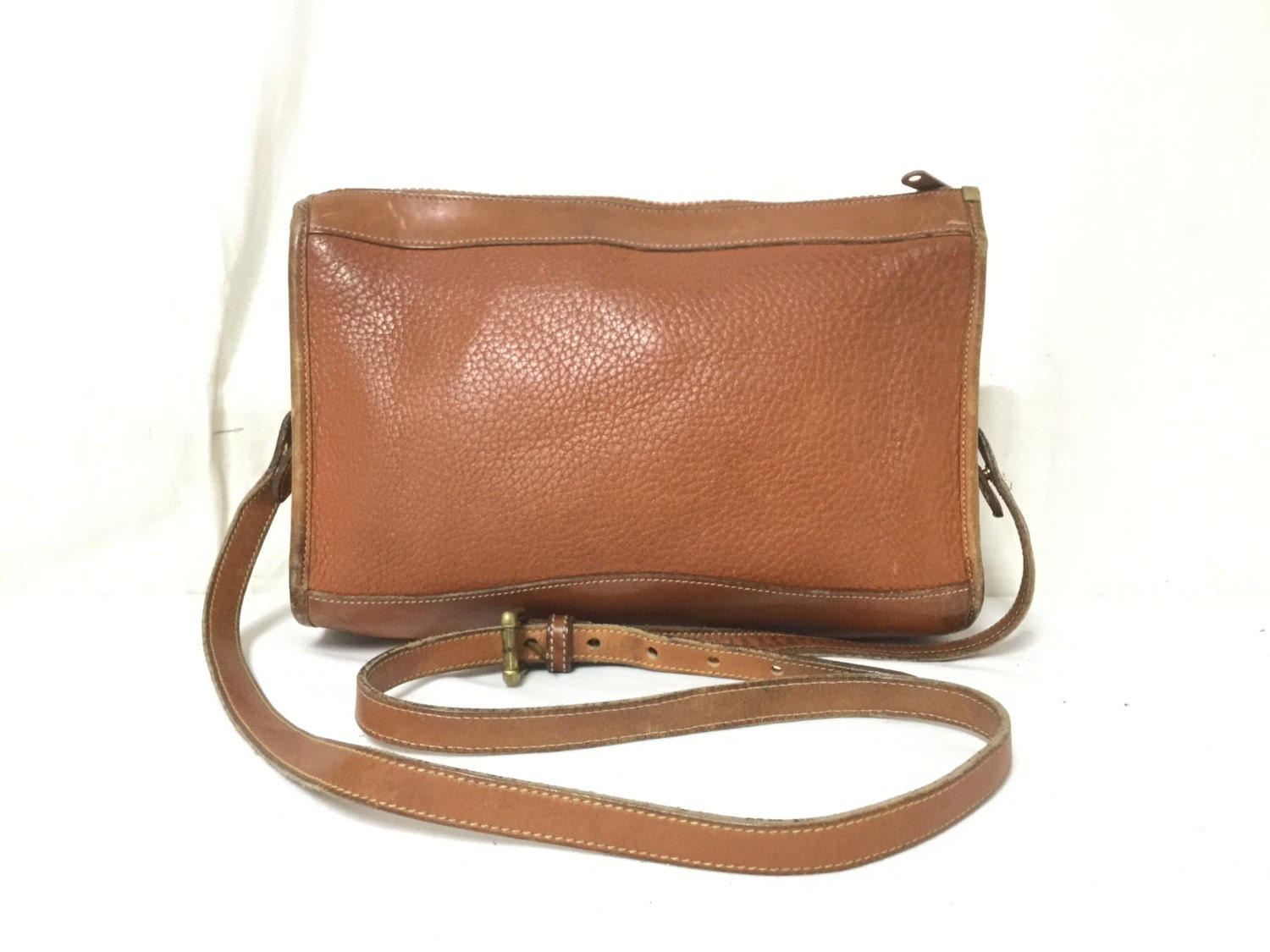 dooney and bourke brown leather handbag