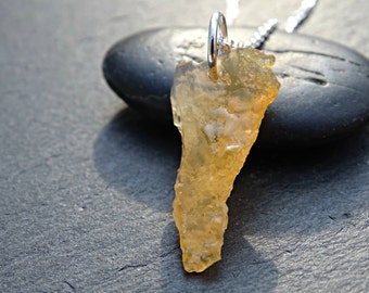 raw fire opal necklace silver, rough opal pendant, raw opal pendant, unique crystal necklace men, mexican fire opal jewelry raw gemstone