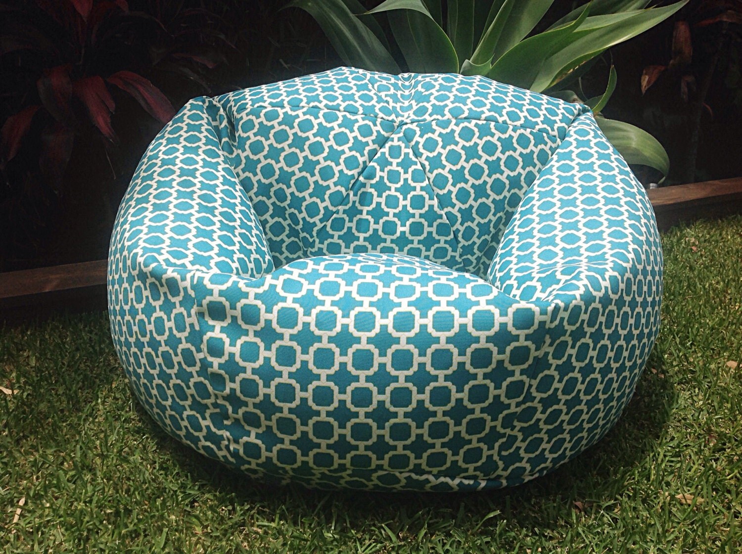 Outdoor Bean Bag Cover Adults Bean Bag Kids by MyBeachsideStyle