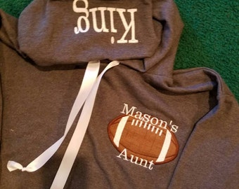 Football aunt hoodie
