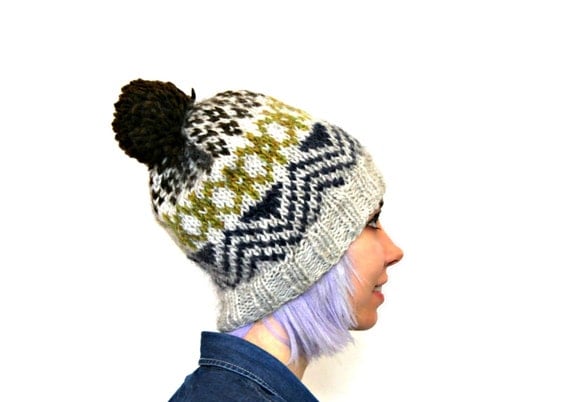 PDF Knitting Pattern Nordic Icelandic Wool by wildhoneydesign