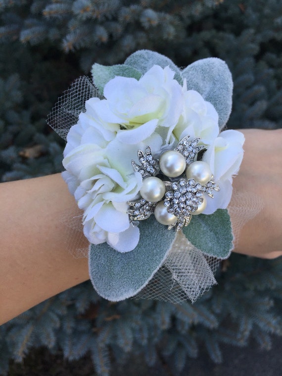 Items similar to Bridal Wrist Corsage on Etsy