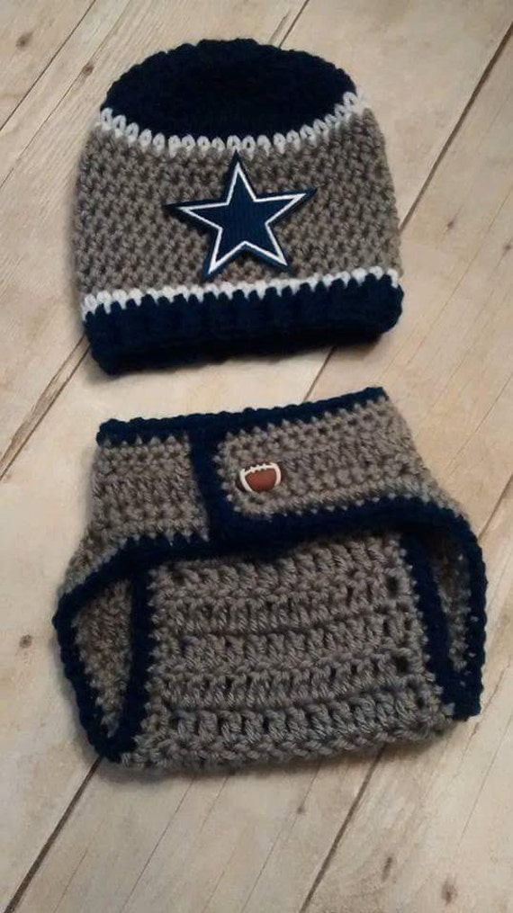 Dallas Cowboys inspired Crochet hat and by emilycrochetcreation