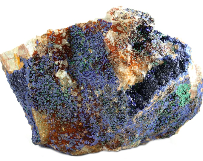 Azurite, Malachite, Cuprite from Congo, Reiki Stones, Home Decor, Healing Crystals and Stones 888