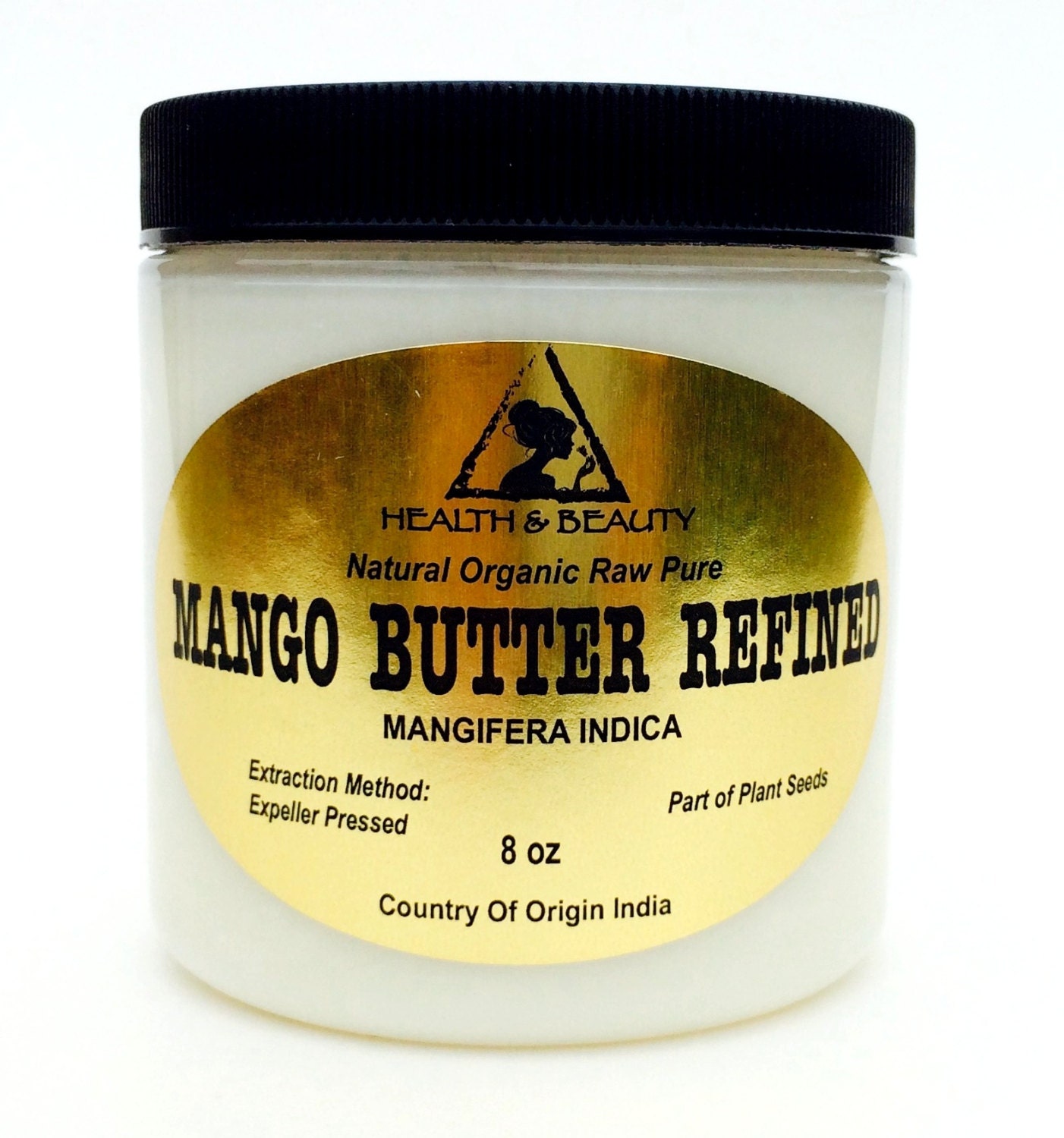 8 oz MANGO BUTTER REFINED Organic Fresh Natural by HBOilsCenter