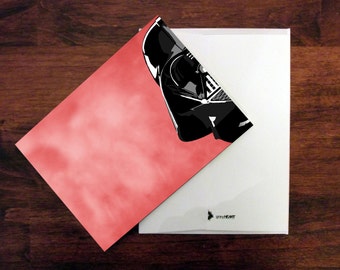 Star Wars Card Star Wars Invitation Thank You Card Birthday Card Anniversary Card Darth Vader Card Stationery Card Star Wars Gift