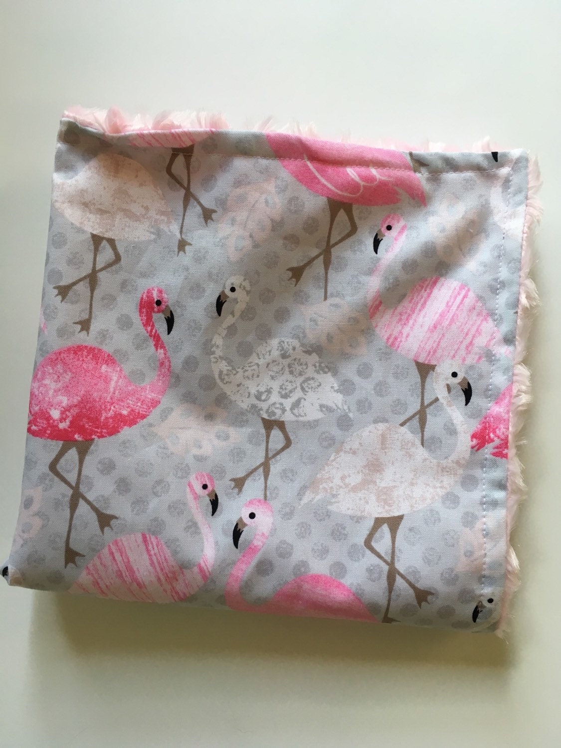 flamingo security blanket