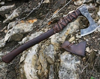 RAGNAR - Viking Axe Warrior Berserker Norse Cold Weapon Vikings Asatru Pagan Re-enactment Lothbrok Bearded Axes Medieval Middle Ages Sca