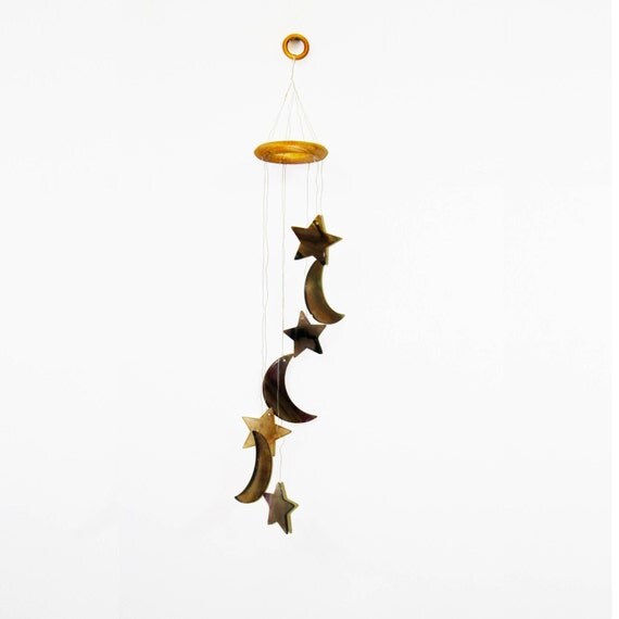 Agate Wind Chime Natural Moon And Stars Agate Wind Chime Natural Moon And Stars Home Decor Crystal
