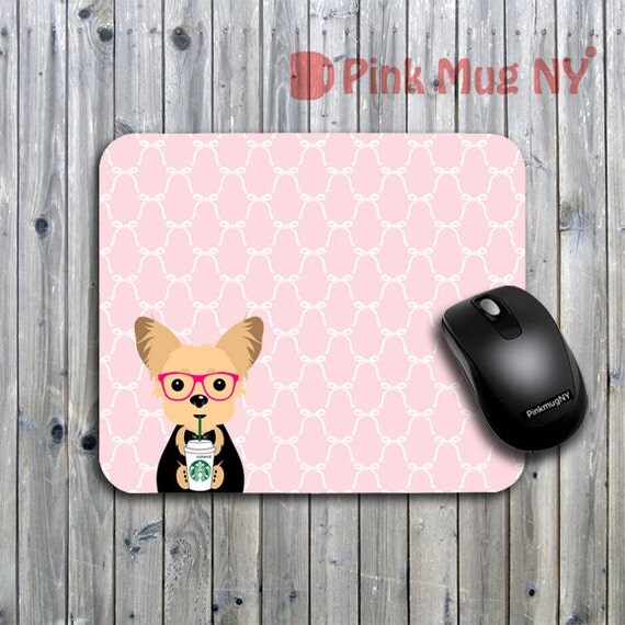 Personalized computer Mouse pad gift idea desk accessory I