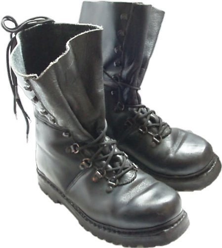 Austrian army Edelweiss Mountain boots Black by ChevaldeGuerre
