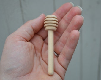 30 wood dippers, honey dippers, mini dippers, 3.14 inches