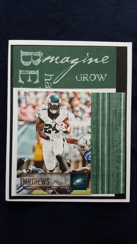 Philadelphia Eagles Birthday card with Jordan Matthews on a