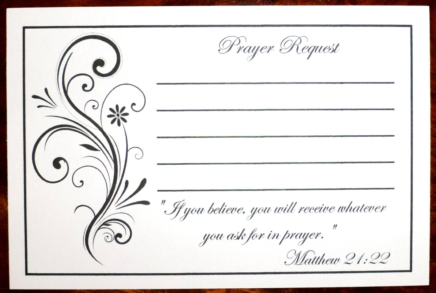 Free Printable Prayer Request Cards Printable Word Searches