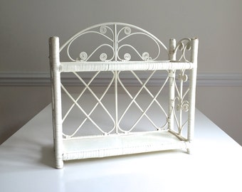 Wicker wall shelf | Etsy