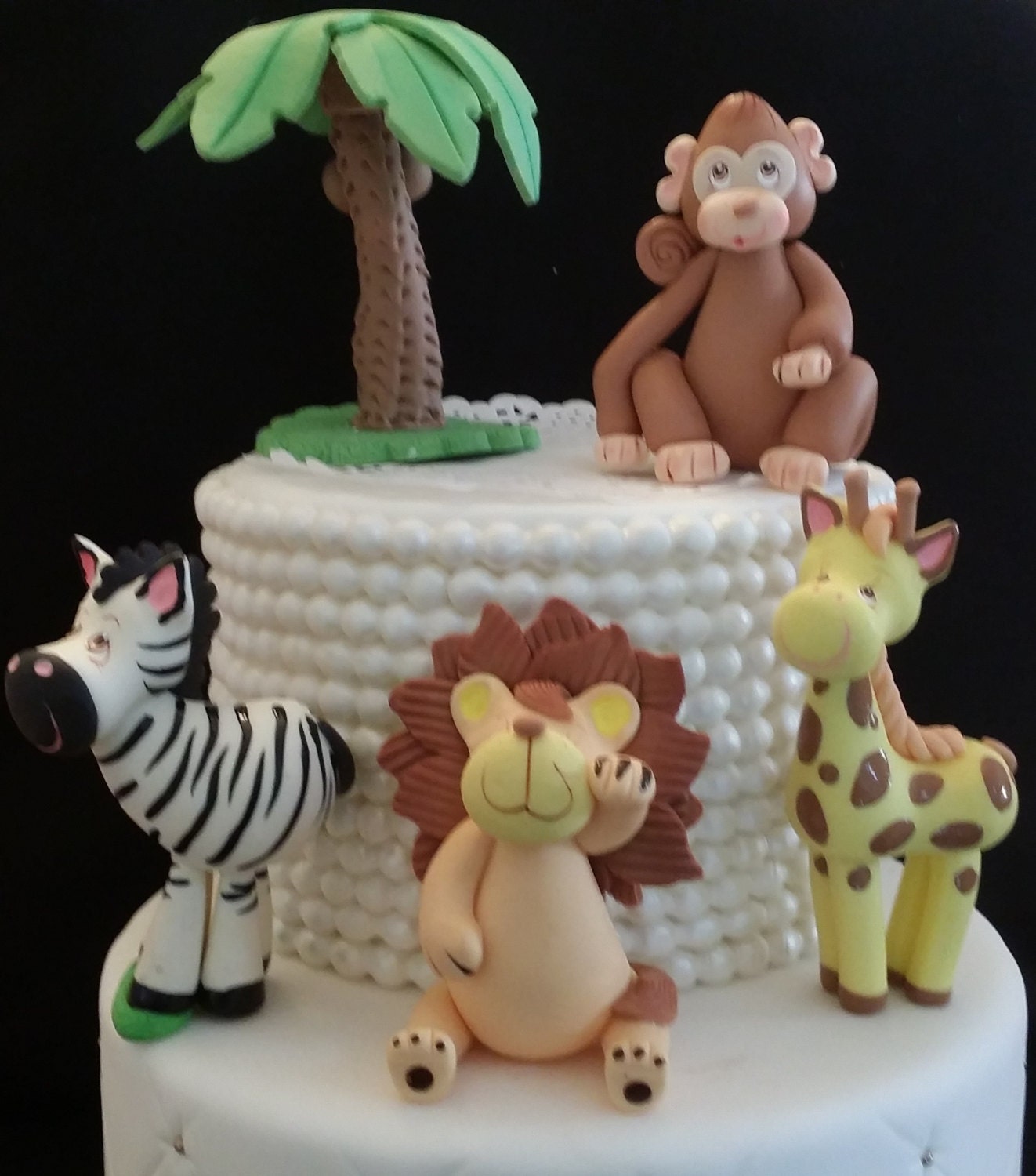 Safari Animals Baby Jungle Animals Safari Cake Toppers