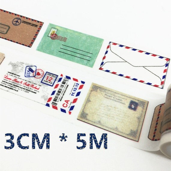 Envelope Washi Tape by PokemonGarden on Etsy