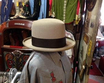 Vintage 40s/50s Stetson Homberg sz 6 7/8 in Ex. Cond.