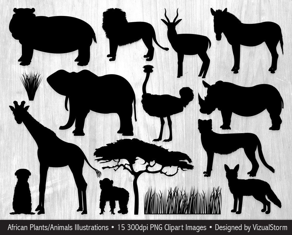 free clipart african animals - photo #38