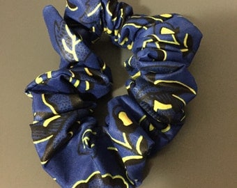 Chouchou taille XL tissu africain wax pour dreadlocks cheveux afri rasta ethnique