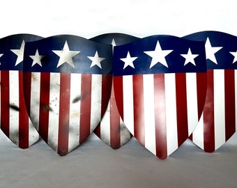 Adult WWII Captain America Shields - Heater Style