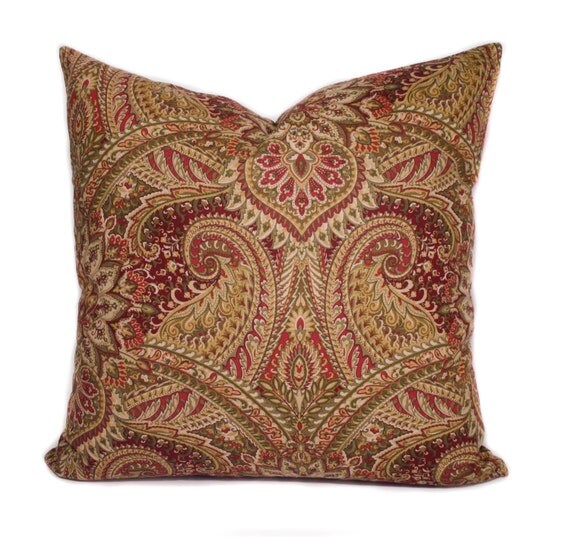 Red pillow covers Holiday pillow Throw pillows Decorative