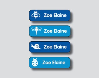 BUGS Baby Bottle Labels, Daycare Name Labels, Waterproof Bottle Labels, Waterproof Daycare Labels, Name Labels