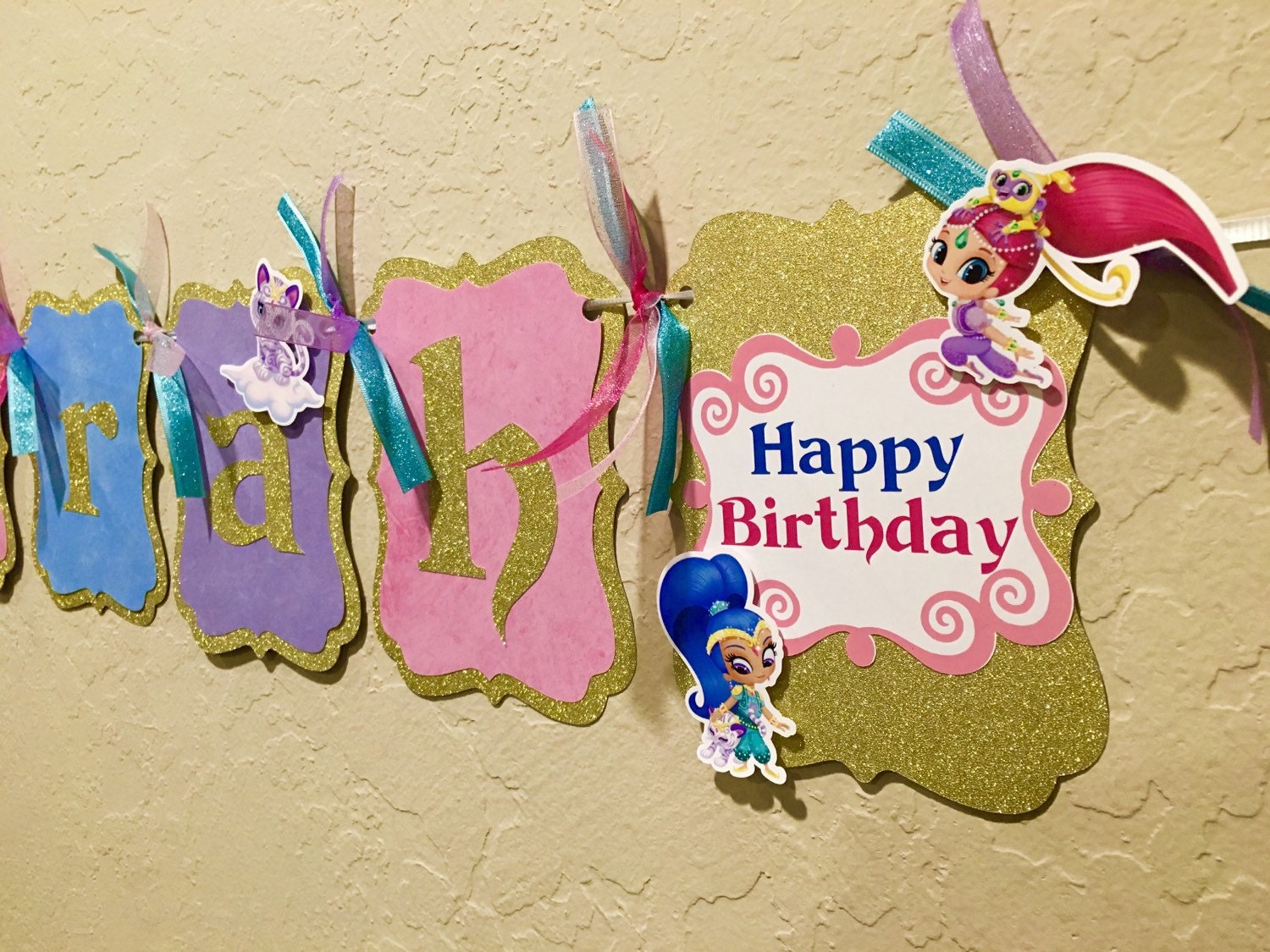 NEW STYLE 2 IN 1 Shimmer and Shine Banner Shimmer