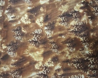 National Park Brown Tree Fabric