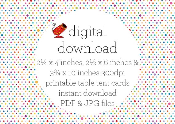 Printable reserved table tents DIY Wedding reserved reception