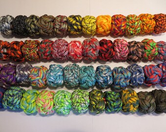 Boy / Cub Scout Paracord Turk's Head Neckerchief slide / Woggle