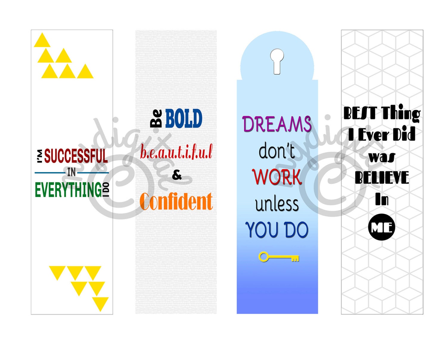 sale printable bookmarks printable quote motivational