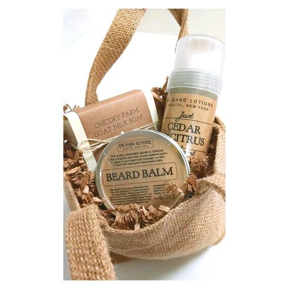 Gentleman's Basics Gift Set: Beard Balm Oatmeal Men's
